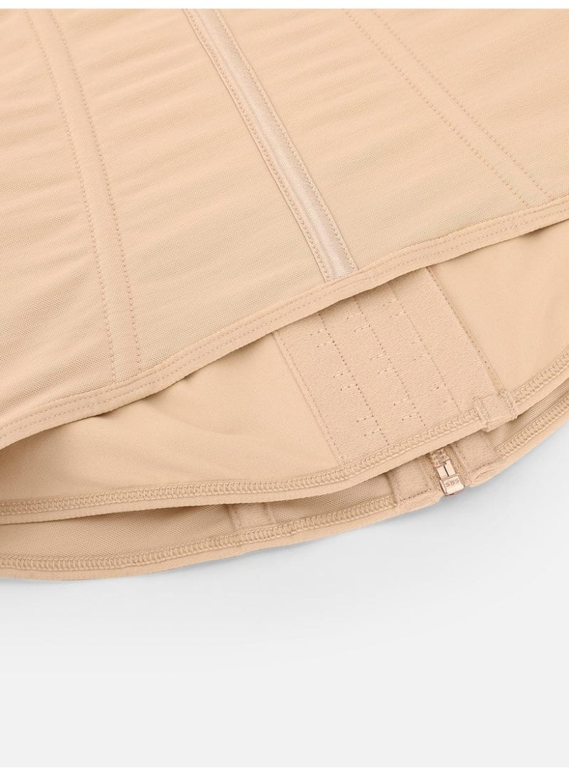 Fstyle Elastic Mesh Waist And Full Back Support Belt With Wide Straps – V-Series - Image 2